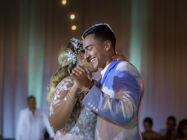 La boda de Edgar y Karla en Cancún, Quintana Roo 161