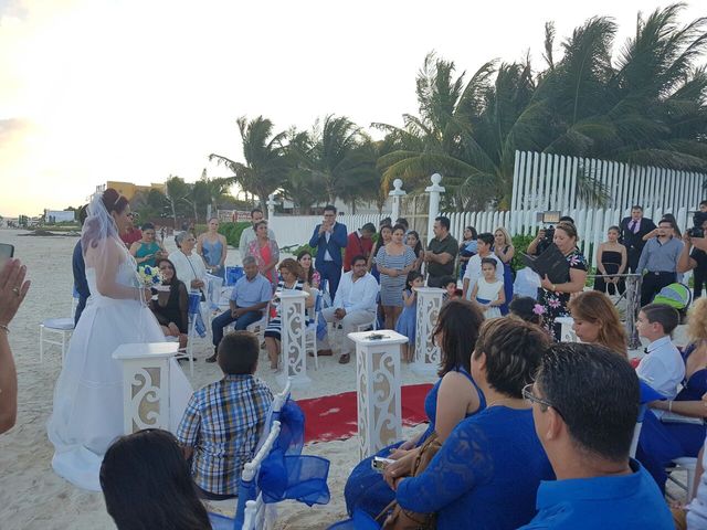 La boda de Javier  y Nalleli  en Puerto Morelos, Quintana Roo 1