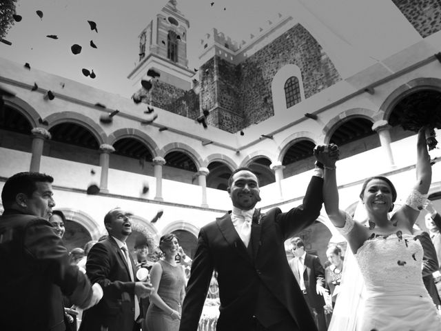 La boda de Claudio y Amanda en San Andrés Cholula, Puebla 24