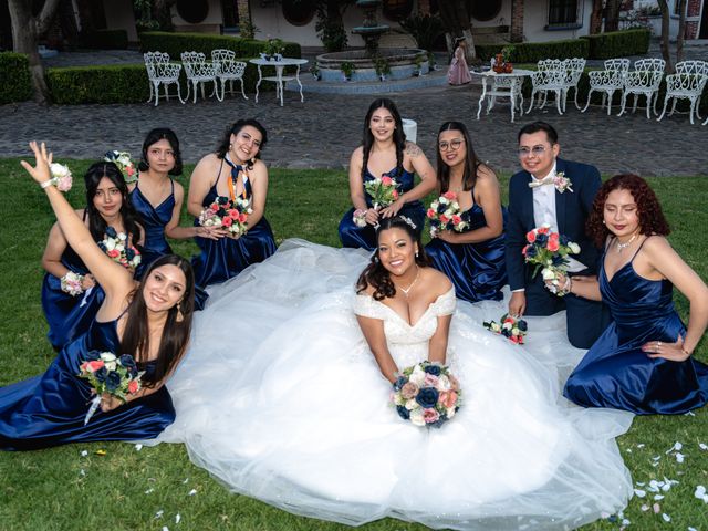 La boda de Miguel y Zeltzin en Tepotzotlán, Estado México 26