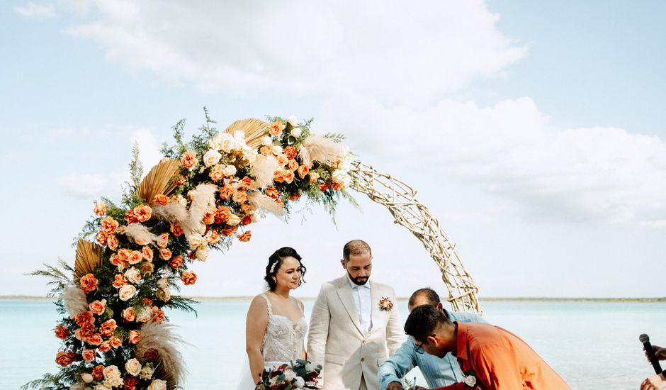 La boda de José Alfredo  y Maricela  en Bacalar, Quintana Roo
