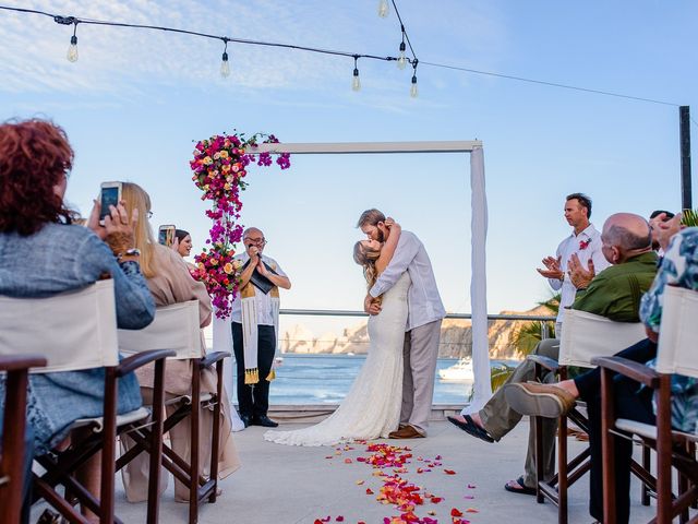 La boda de Brian y Meredith en Cabo San Lucas, Baja California Sur 45