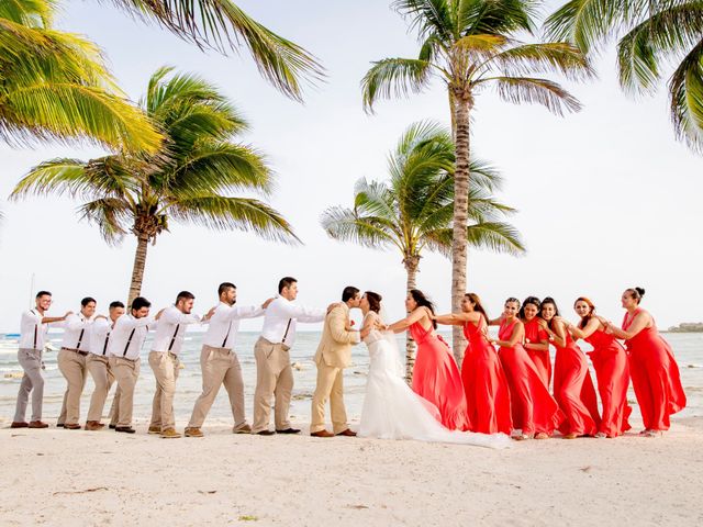 La boda de David y Andrea en Puerto Aventuras, Quintana Roo 2