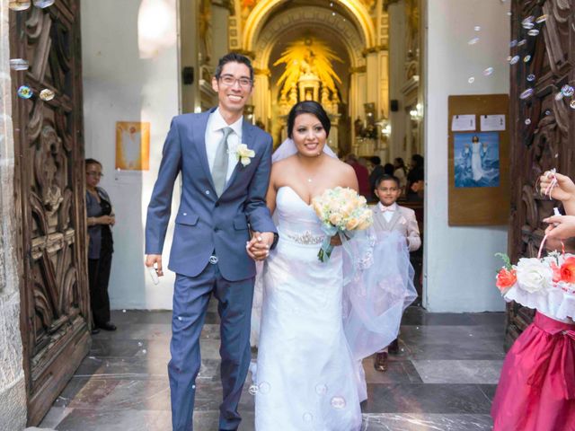 La boda de Marco y María  en Tepotzotlán, Estado México 33