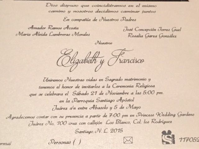 La boda de Francisco y Elizabeth en Santiago, Nuevo León 14