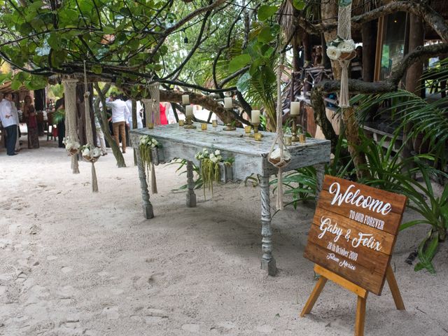 La boda de Felix y Gaby en Tulum, Quintana Roo 21