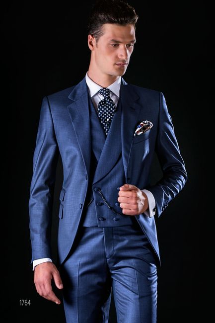 45 Trajes De Novio Azules El Color De Los Disenadores Bodas Com Mx