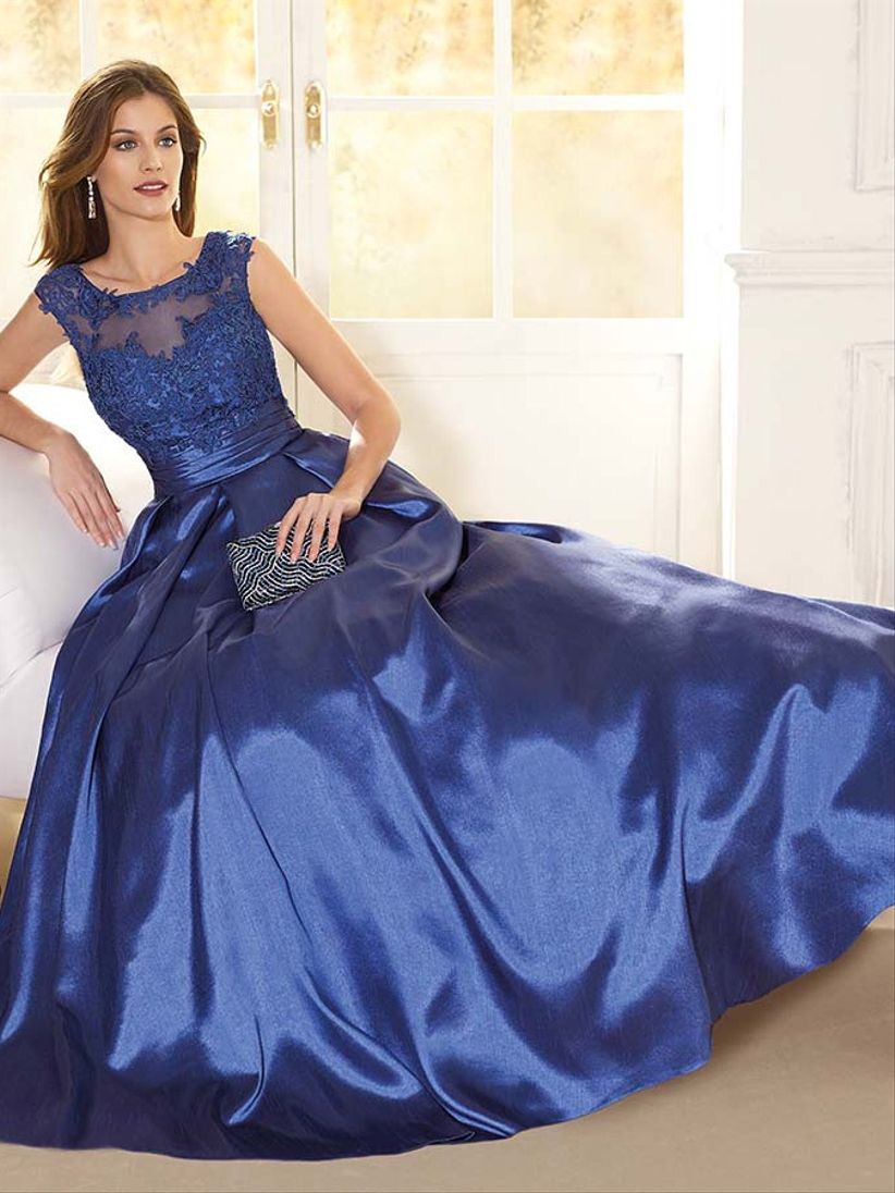 50 Vestidos De Noche Azul Rey Para Brillar Como Invitada Mx 