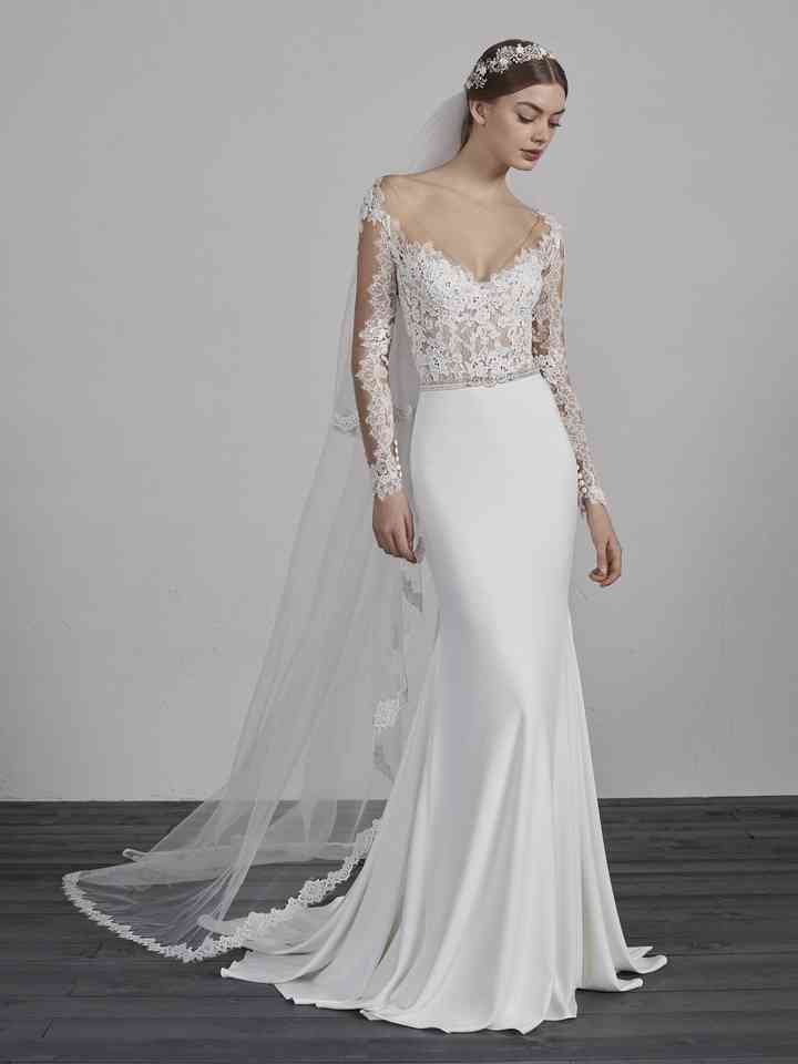 90 Increibles Vestidos De Novia Con Manga Bodas Com Mx