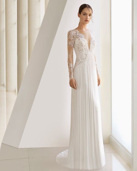 90 Increibles Vestidos De Novia Con Manga Bodas Com Mx