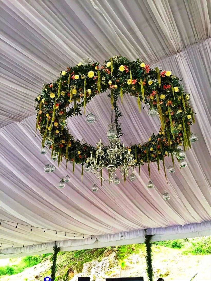 7 Encantadoras Ideas De Decoración Colgante Para Su Boda Mx