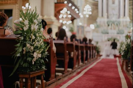 5 estrategias para decorar la iglesia de su boda a bajo costo