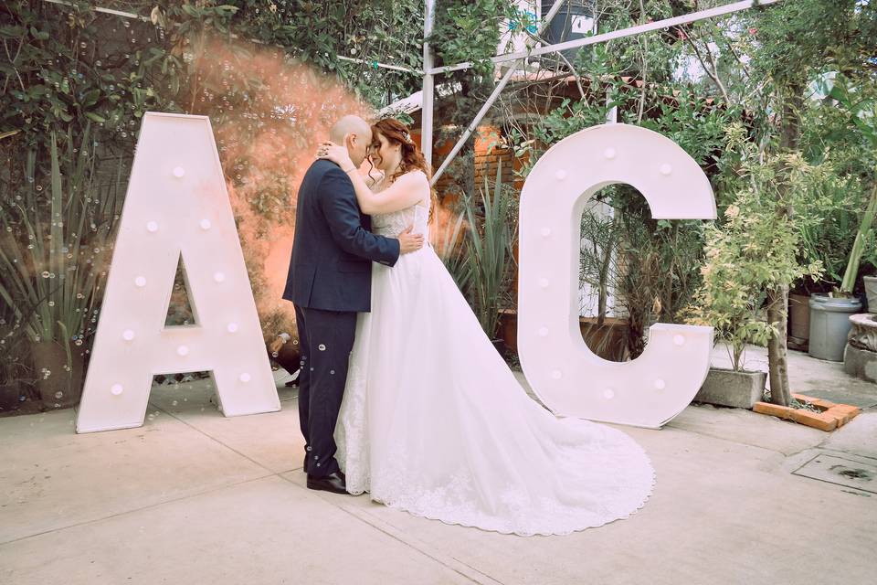 La boda de Abi y Carl