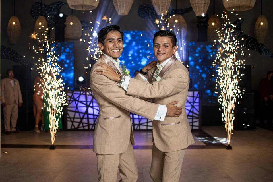 La boda de Rodrigo y Gael