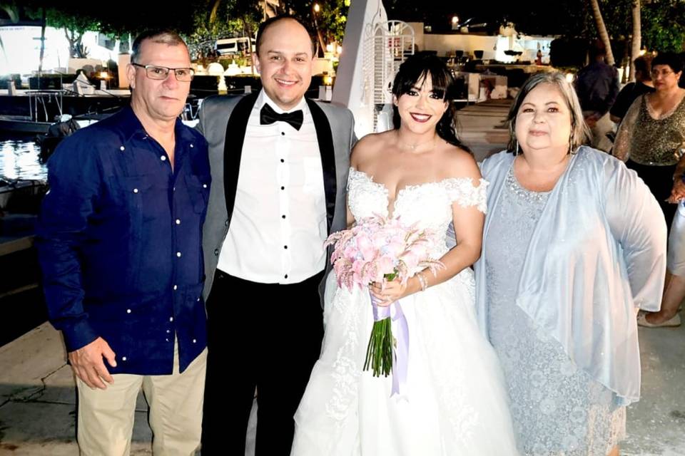 La boda de Alejandra  y Christiam 