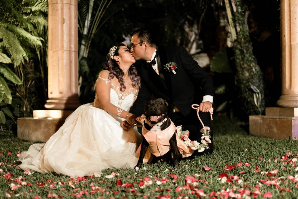 La boda de Alejandra y Abissaid