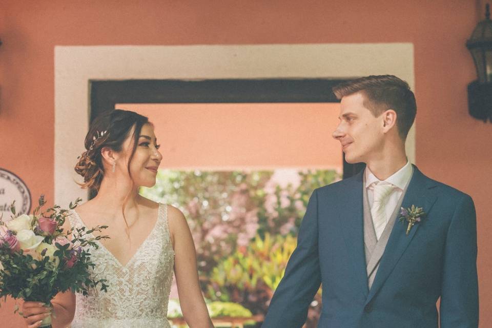 La boda de Mónica y James