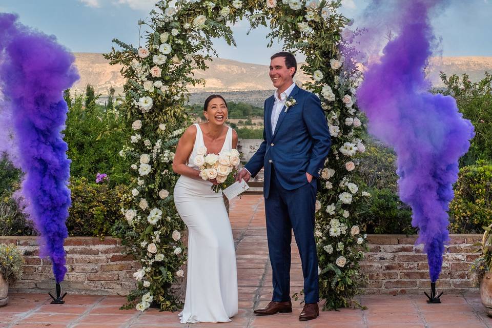 La boda de Kristen y Adam