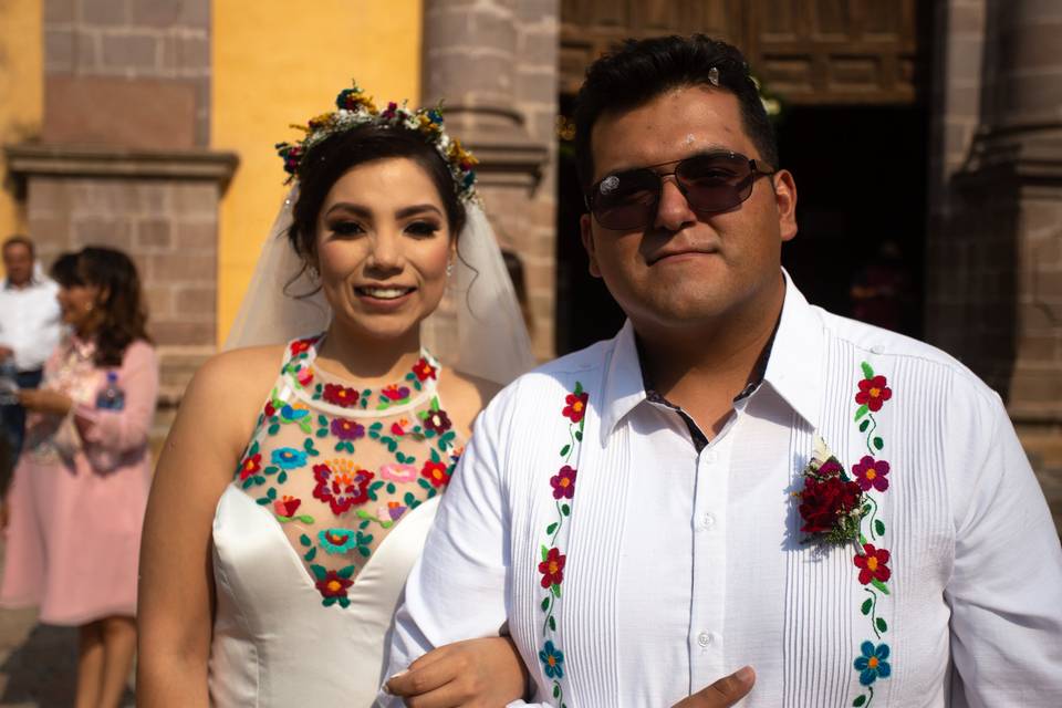 La boda de Angelica y Abraham