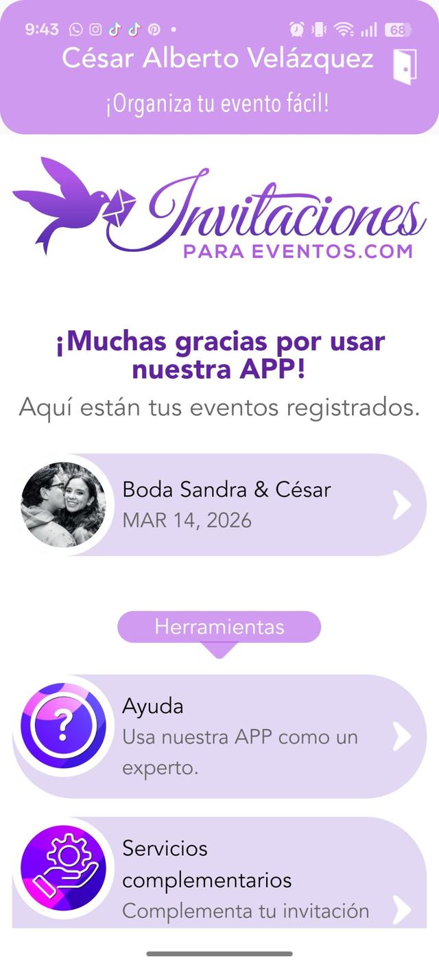 Invitaciones Para Eventos - 2