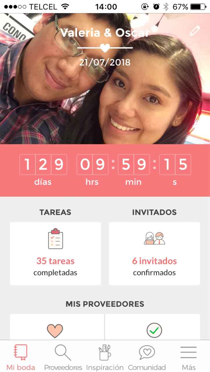 ¿Cuánto falta para que se casen? - 1