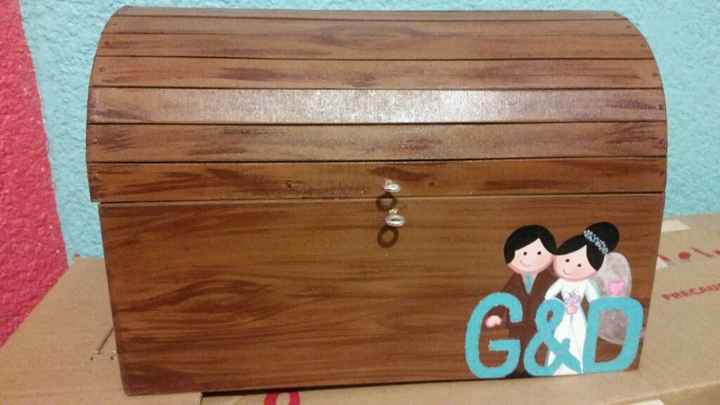 Invitaciones y cofre para deseos listo!!! - 4