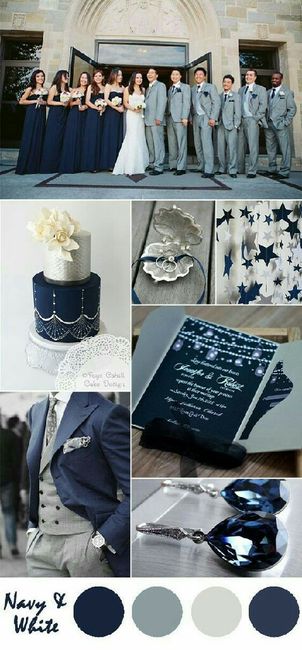 Azul seria un color para boda en Noviembre - 1