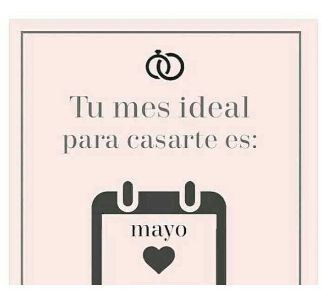 Elige cuál es tu mes ideal para casarte? - 1