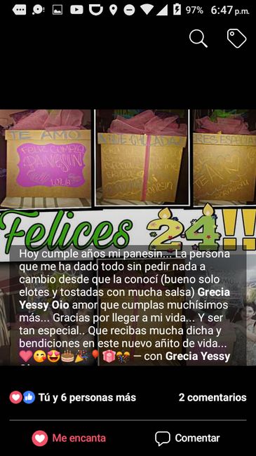 Nos comprometimos el día ___ 1