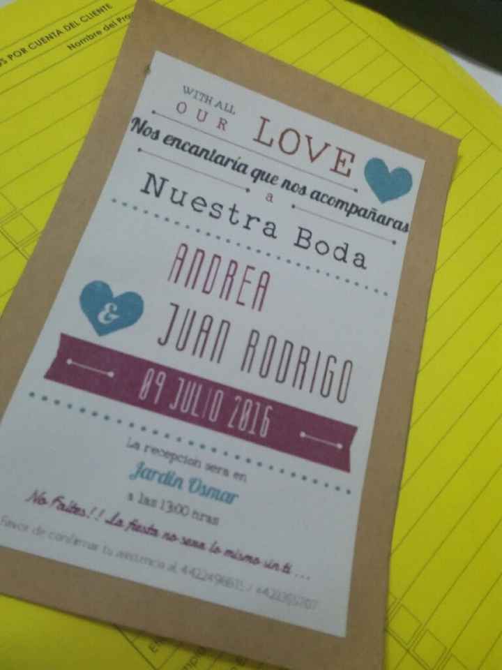 Avance invitaciones diy - 2