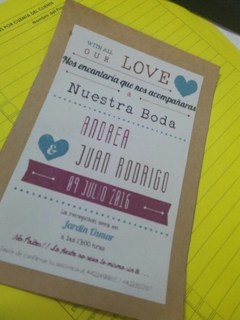 Avance invitaciones diy - 2