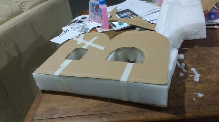 Tutorial letras diy 3d (segunda parte) - 1