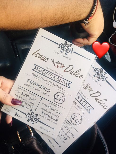 ya tenemos nuestras invitaciones 😍😍 - 2