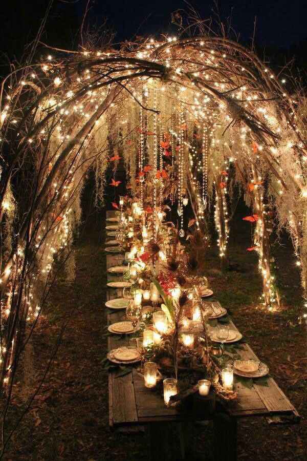Boda jard n noche Foro Banquetes bodas .mx