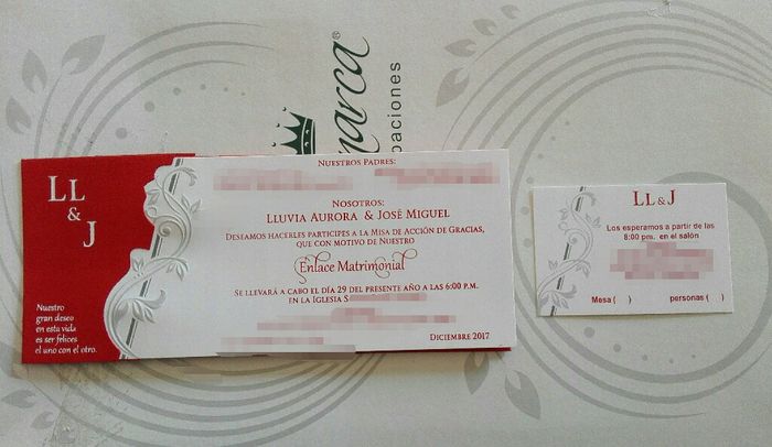  Mis invitaciones y peineta - 2