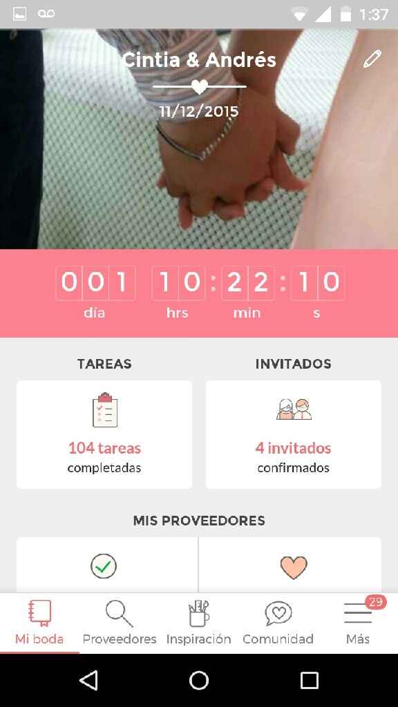 A un día :) - 1