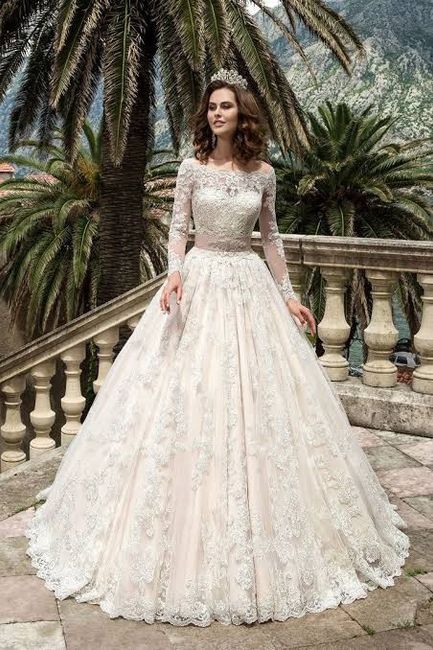 Vestido de novia corte princesa ❤ 7