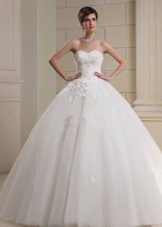 Vestido de novia corte princesa ❤ 8