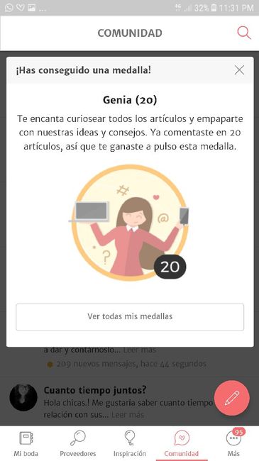 Una medalla mas yeii 😍 - 1