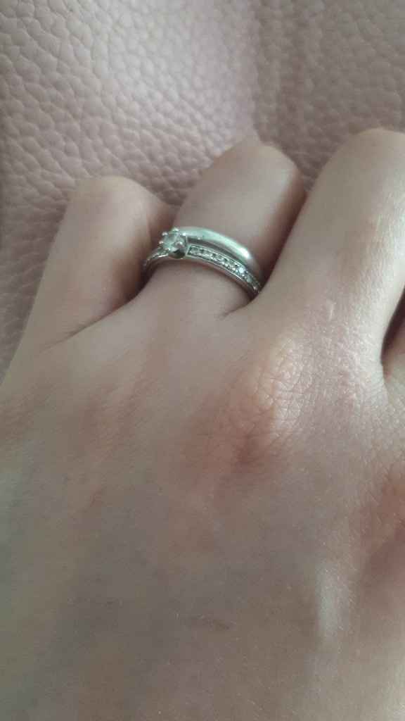 ¿como es su anillo de compromiso? - 1
