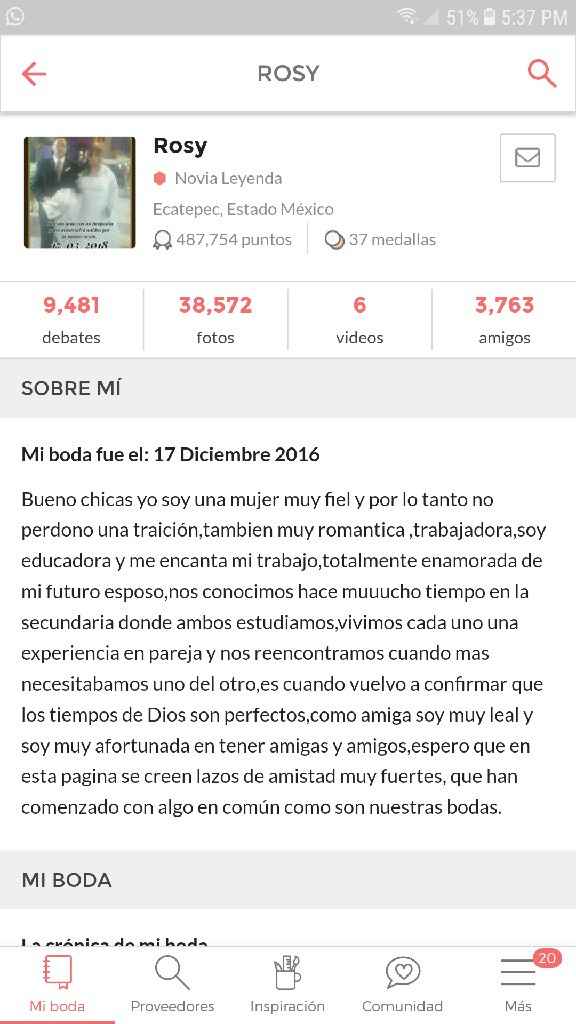 Conocen a la novia con mas puntos? - 2