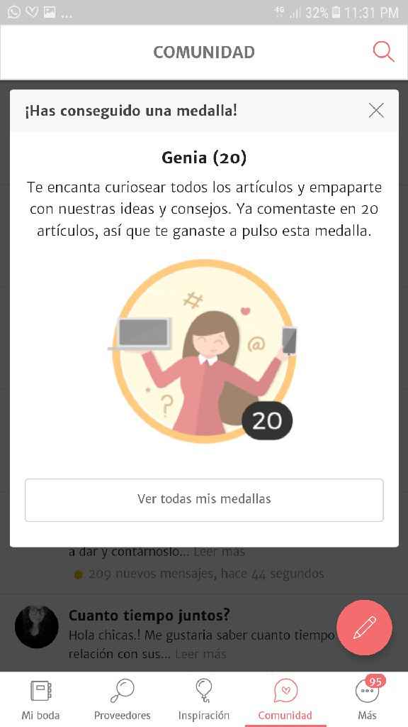 Una medalla mas yeii 😍 - 1