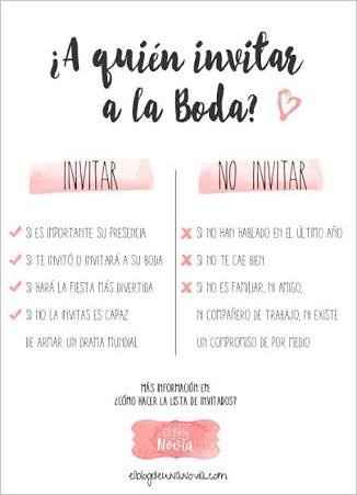 Tips para lista de invitados - 1