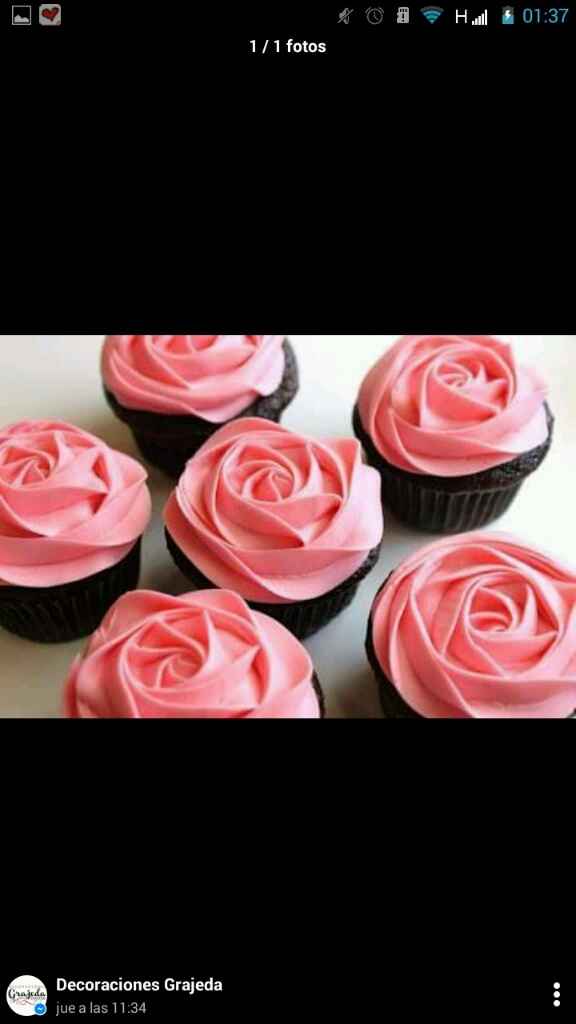 Candy bar con fuente de chocolate o mesa de cupcackes y café?? - 5