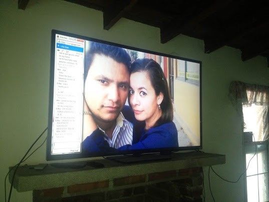 Nuestra pic en el fondo de pantalla