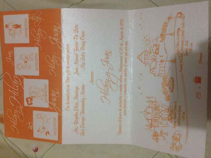 Al fin, mis invitaciones ! - 4