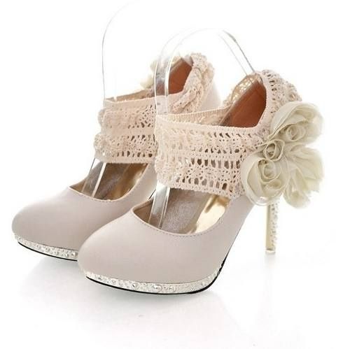 lindos zapatos de novia