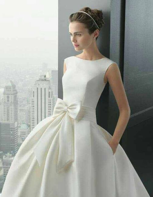 Vestidos de novia con moño 29