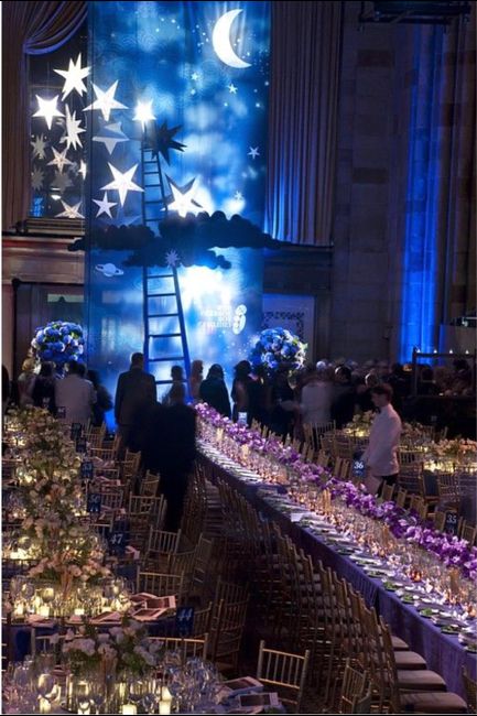 Bajo la luna y las estrellas. Decoración para bodas. 8