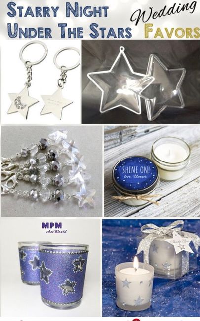 Bajo la luna y las estrellas. Decoración para bodas. 10